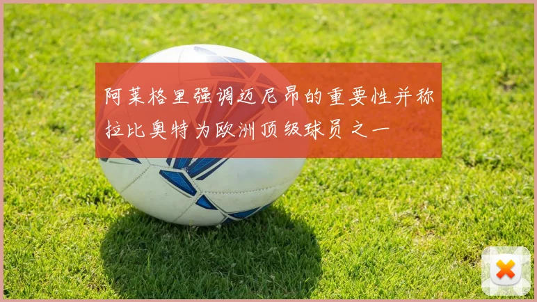 阿莱格里强调迈尼昂的重要性并称拉比奥特为欧洲顶级球员之一